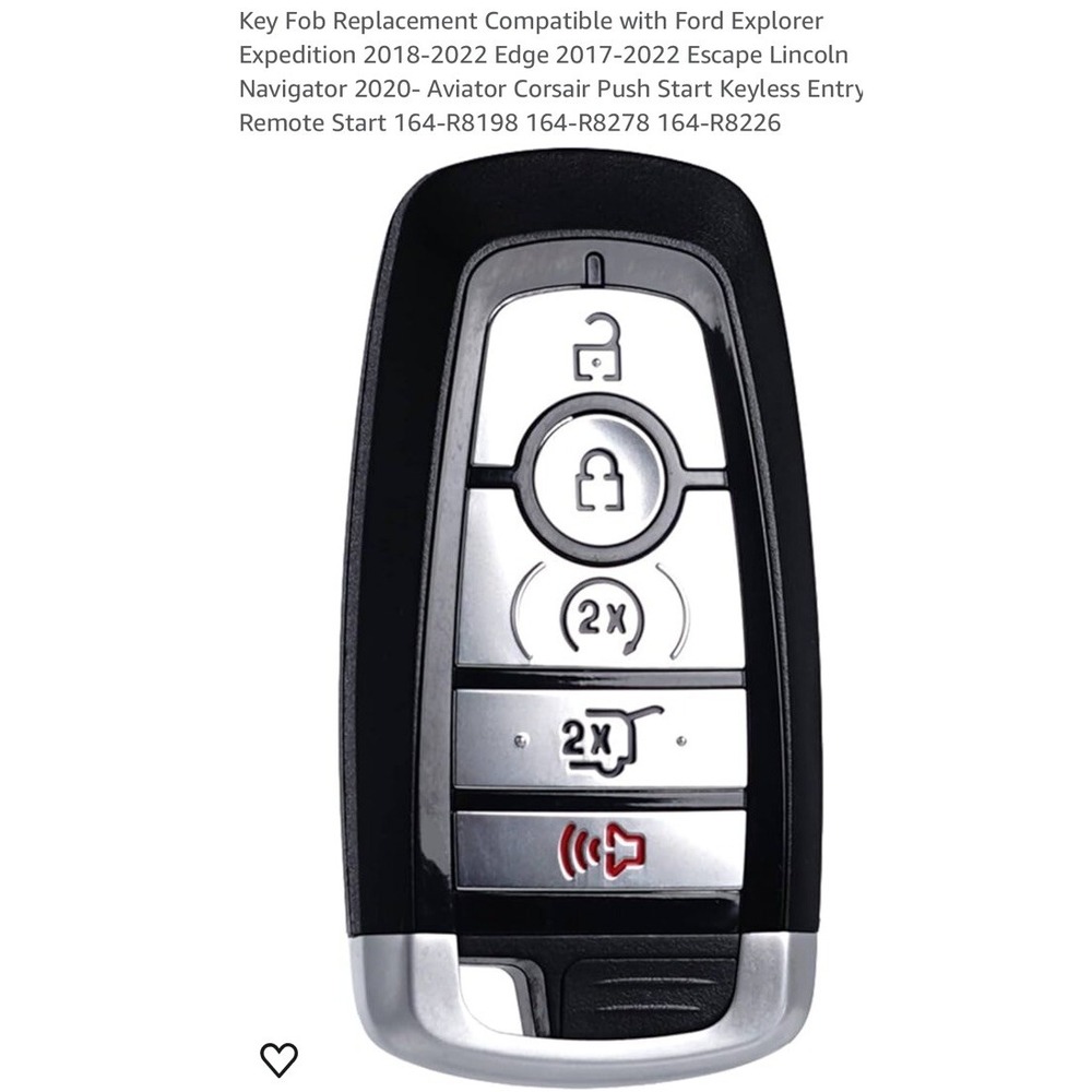 Key Fob Replacement Compatible With Ford Remote Start L-8-1‎ C07087-WYT